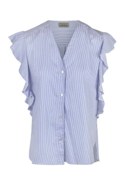- Camicia - 450171 - Bianco/Blu^Alessia Santi Hot