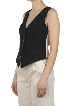 - Gilet - 450152 - Nero/Avorio^Alessia Santi Best