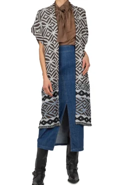 - Kimono - 450161 - Bianco/Cioccolato^Alessia Santi Outlet