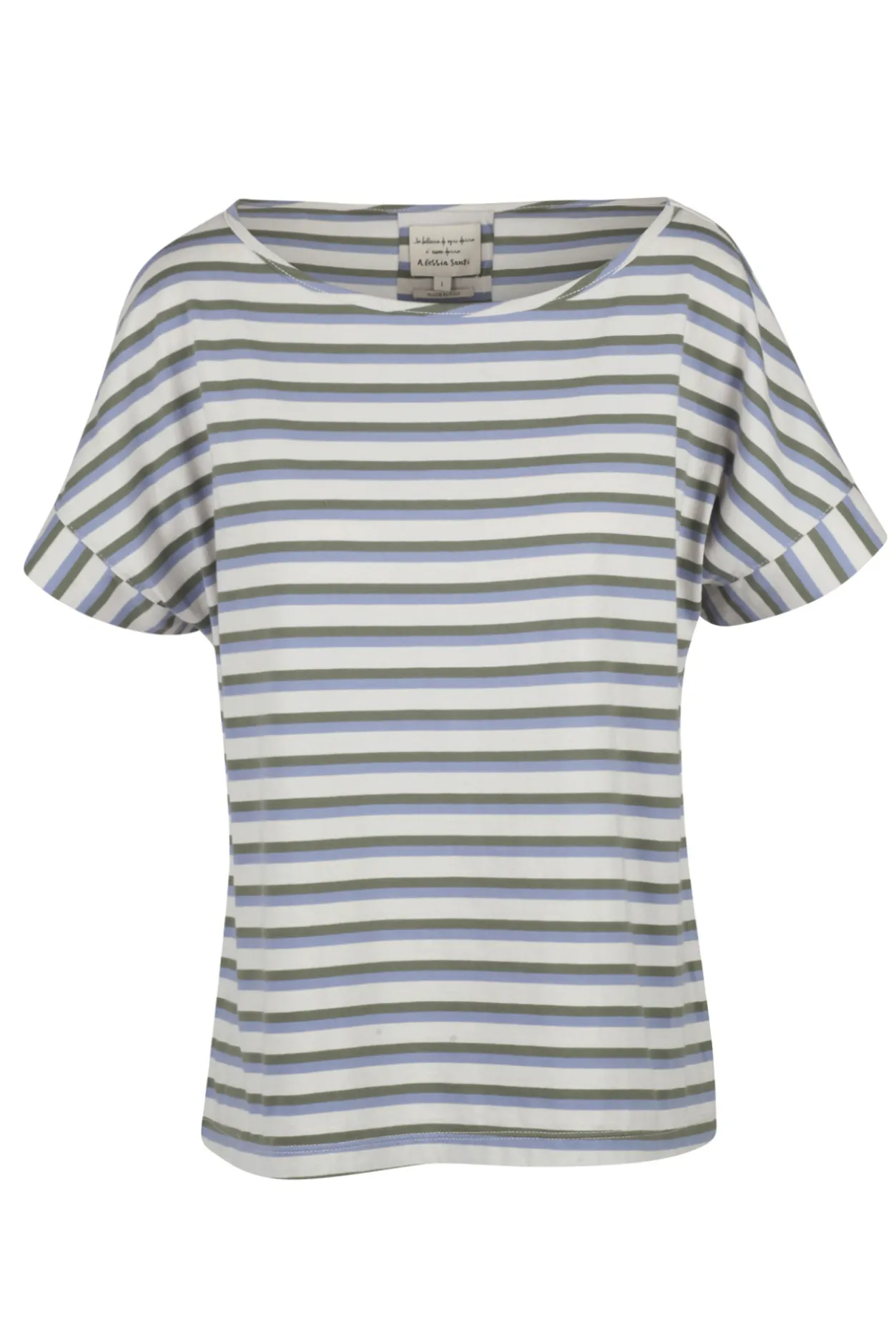 - T-shirt - 450181 - Verde/Indaco^Alessia Santi Fashion