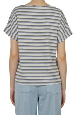 - T-shirt - 450181 - Verde/Indaco^Alessia Santi Fashion