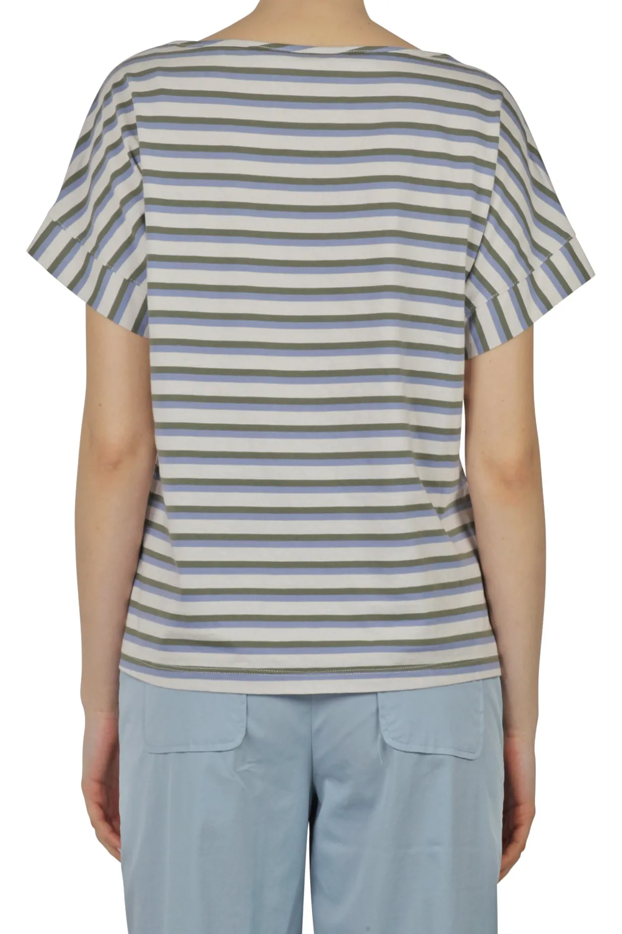 - T-shirt - 450181 - Verde/Indaco^Alessia Santi Fashion