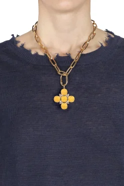 - Ciondolo - 451424 - Giallo^Aleva' Bijoux Outlet