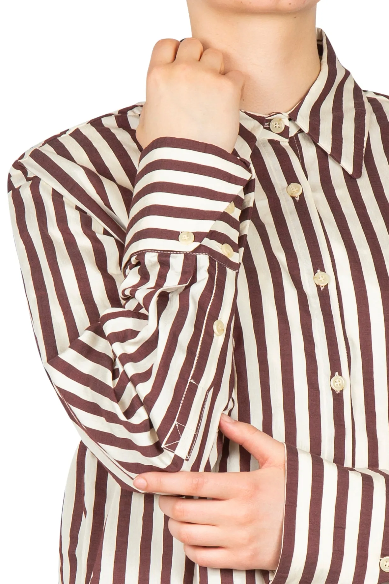 - Camicia - 451078 - Panna/Bordeaux^Alysi Sale