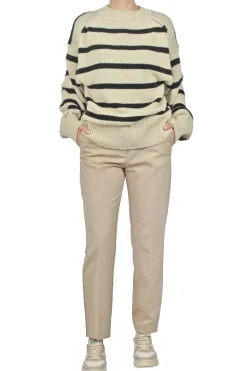 - Maglia - 451047 - Beige/Nero^Alysi Outlet