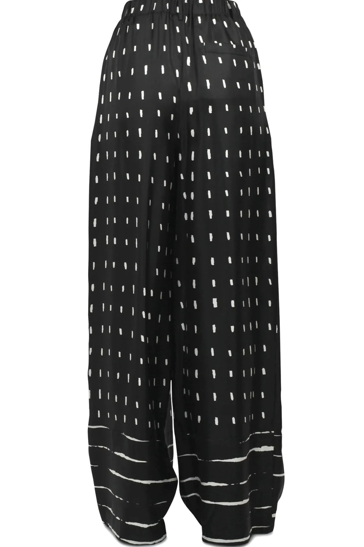 - Pantalone - 451050 - Nero/Bianco^Alysi Outlet