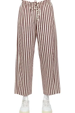 - Pantalone - 451077 - Panna/Bordeaux^Alysi Sale
