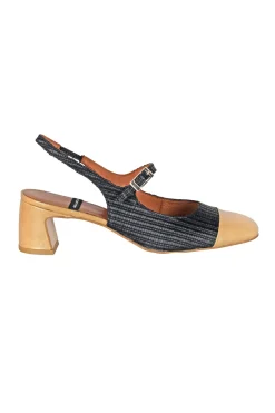 - Scarpe con tacco - 450804 - Beige/Nero^Angel Alarcon Online