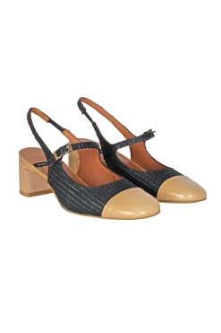 - Scarpe con tacco - 450804 - Beige/Nero^Angel Alarcon Online
