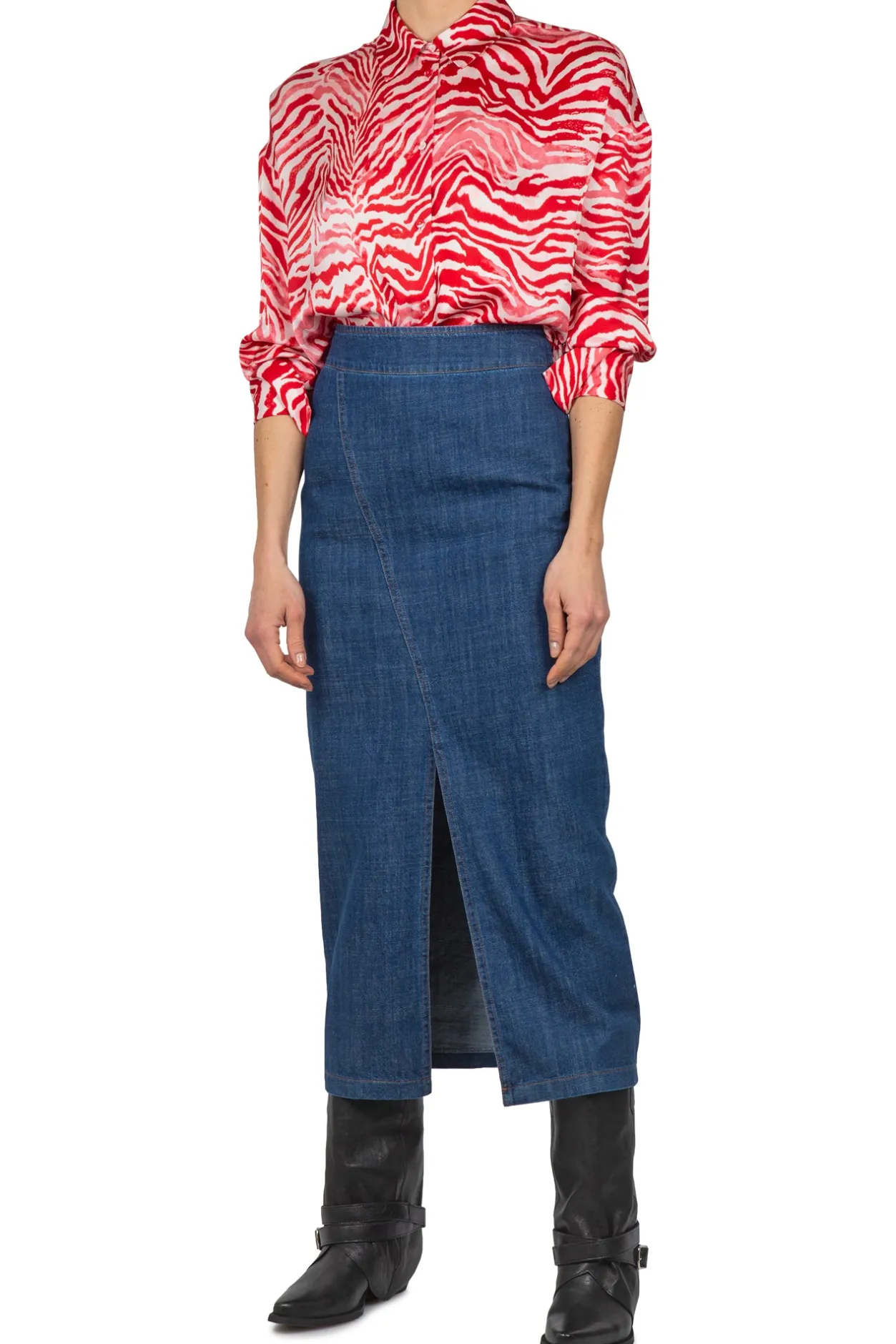 Attic & Barn - Camicia - 451128 - Rosa/Rosso^Attic u0026 Barn Outlet