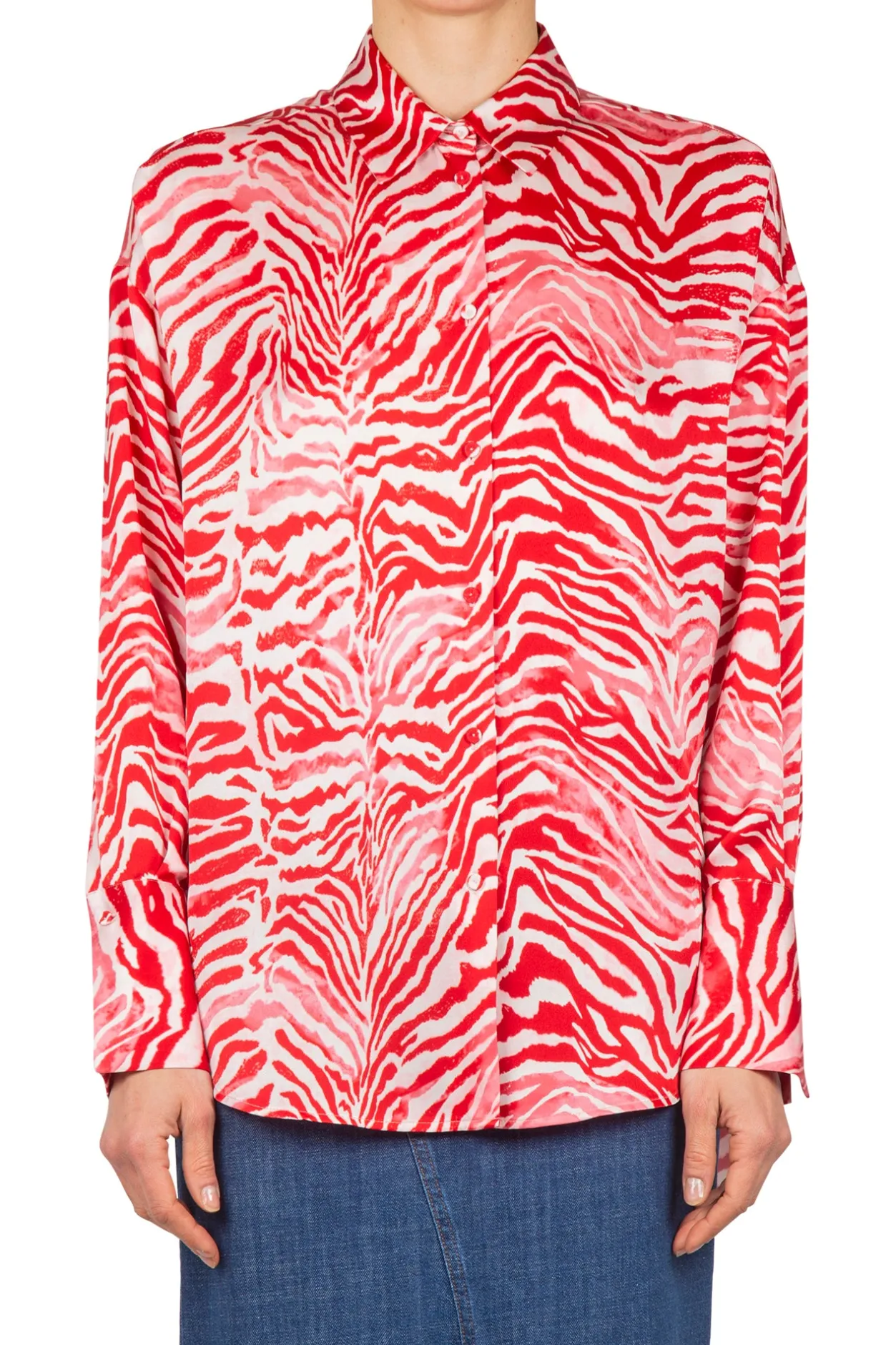 Attic & Barn - Camicia - 451128 - Rosa/Rosso^Attic u0026 Barn Outlet