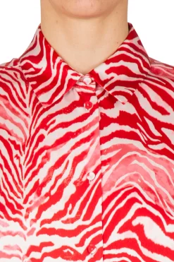 Attic & Barn - Camicia - 451128 - Rosa/Rosso^Attic u0026 Barn Outlet