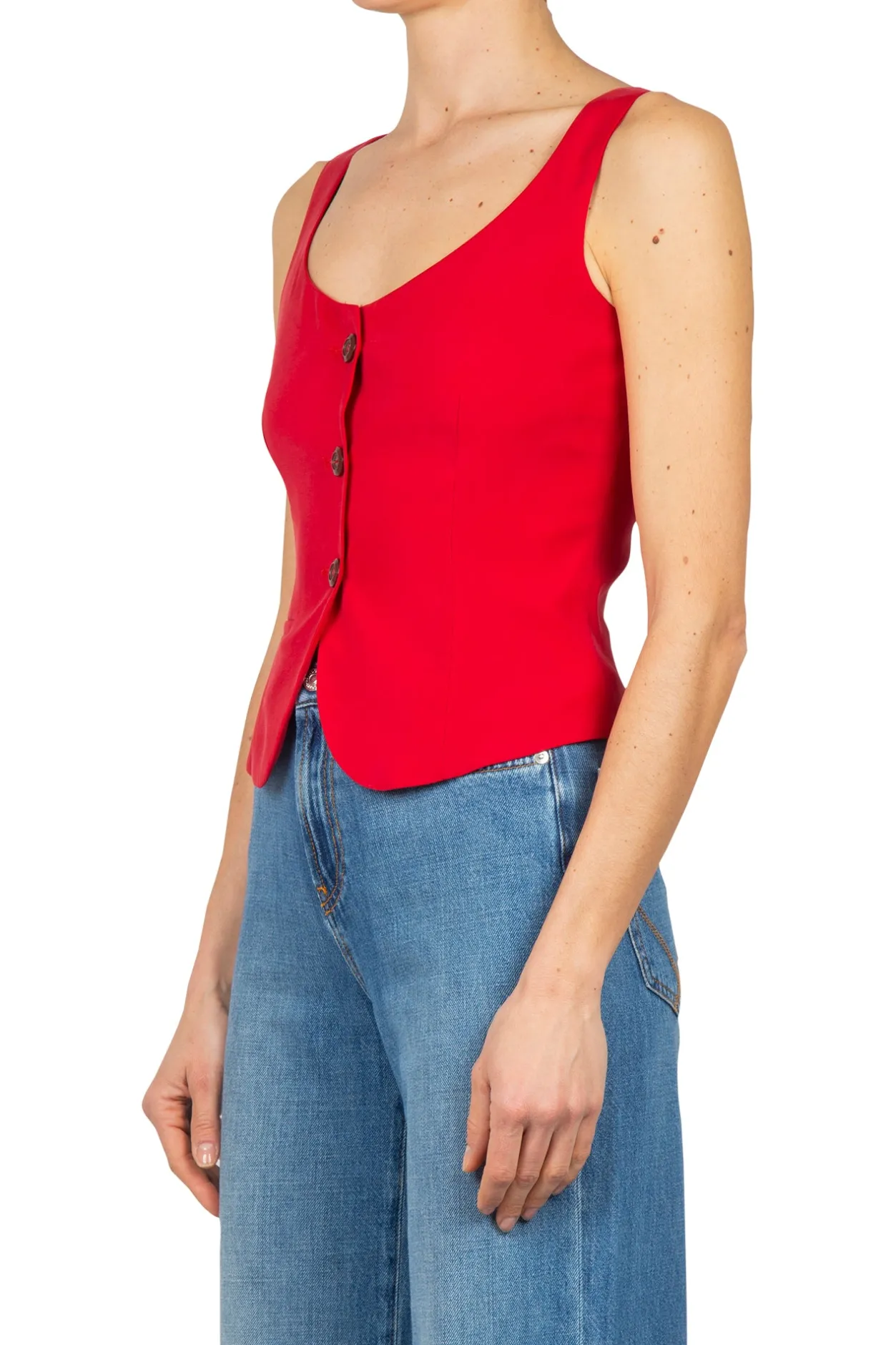 Attic & Barn - Gilet - 451120 - Rosso^Attic u0026 Barn Best