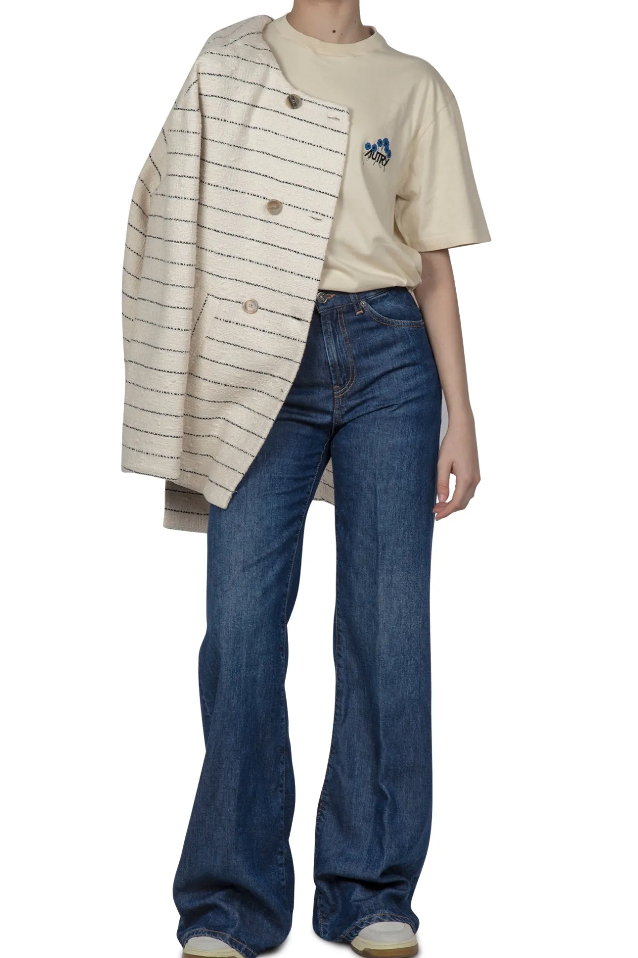 - T-shirt - 450251 - Crema^Autry Clearance