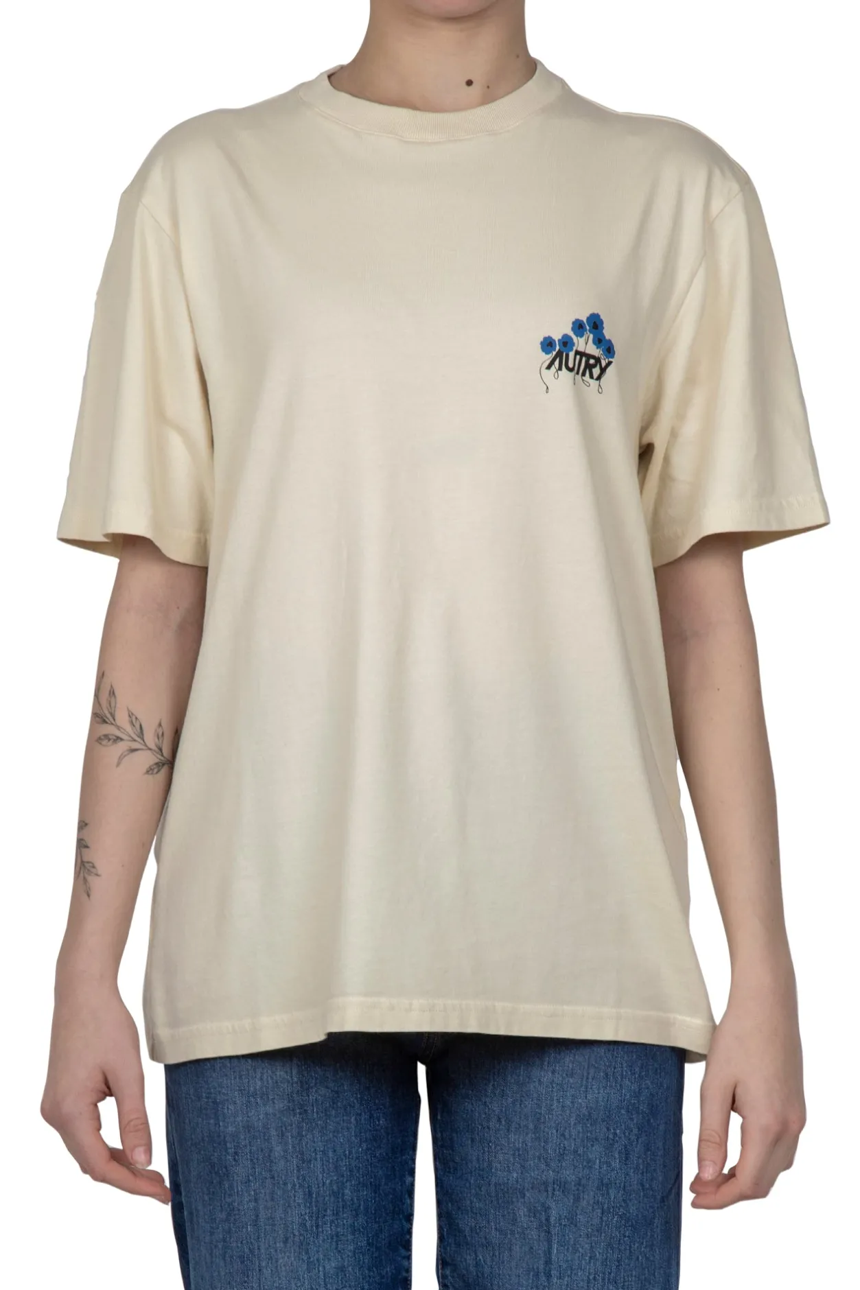 - T-shirt - 450251 - Crema^Autry Clearance