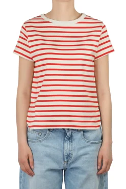- T-shirt - 450797 - Panna/Rosso^Daniele Fiesoli Collezione_01 Sale