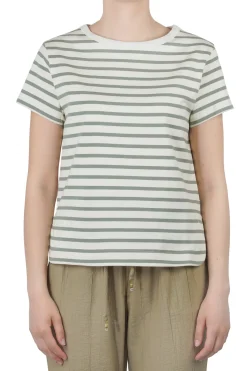 - T-shirt - 450797 - Panna/Verde^Daniele Fiesoli Collezione_01 Clearance