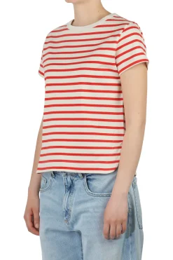 - T-shirt - 450797 - Panna/Rosso^Daniele Fiesoli Collezione_01 Sale