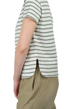 - T-shirt - 450797 - Panna/Verde^Daniele Fiesoli Collezione_01 Clearance