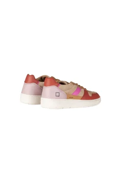 - Sneakers - 421623 - Beige/Rosso^DATE Best