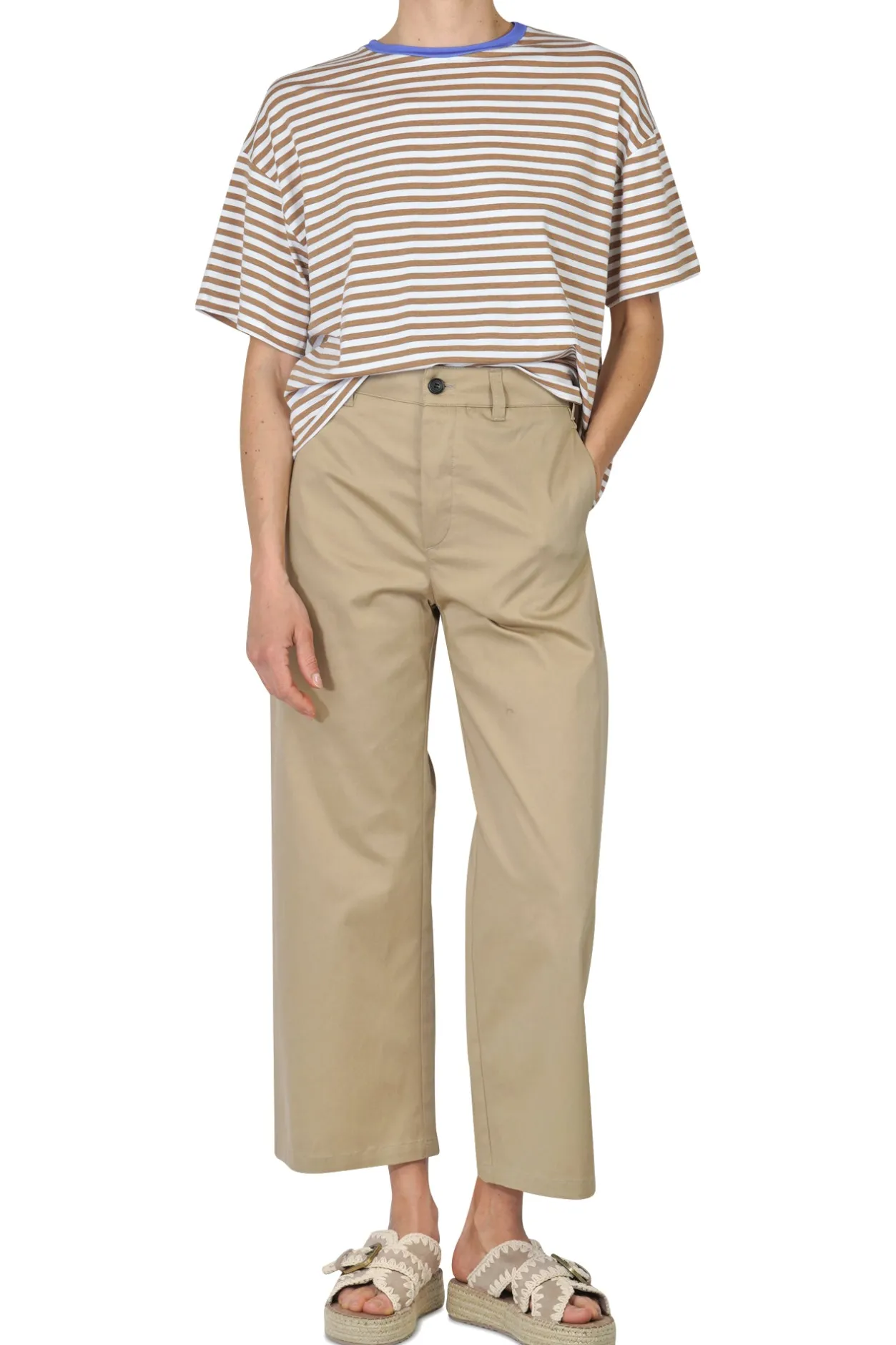 - Pantalone - 450021 - Beige^Department 5 Best