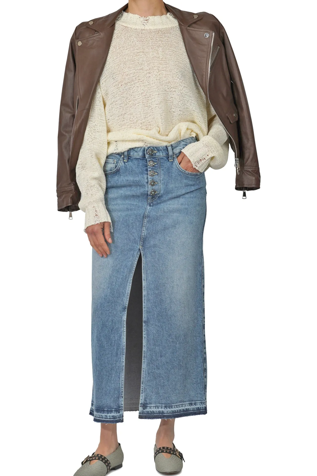 - Gonna - 450608 - Denim^Dondup Fashion