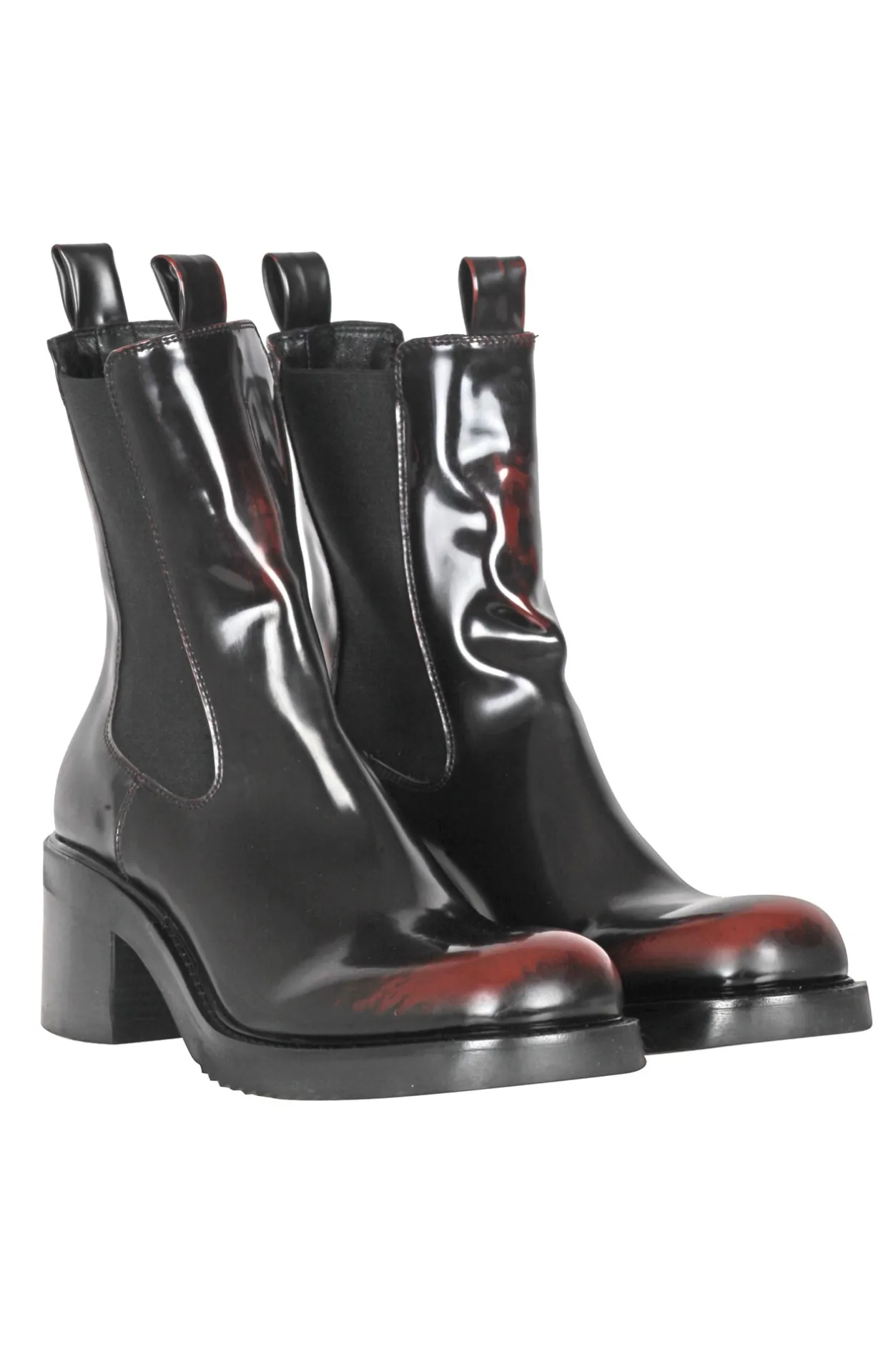 - Stivaletti - 440382 - Nero/Rosso^Elena Iachi Best