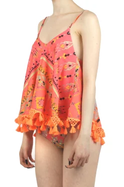 - Top - 411017 - Arancione/Nero^F**k Discount