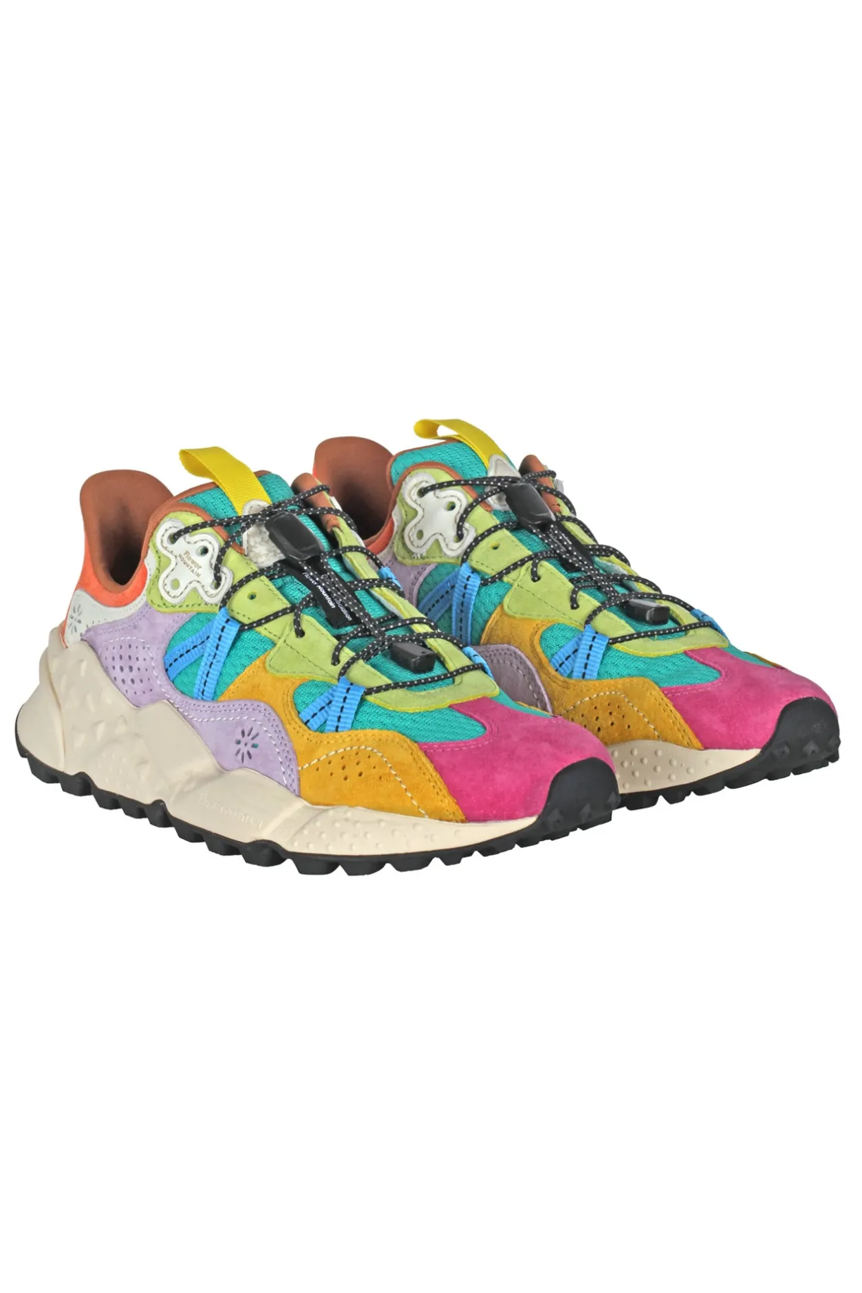 - Sneakers - 451030 - Verde/Fuxia^Flower Mountain New
