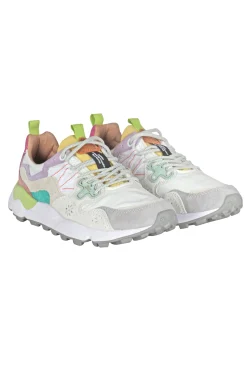 - Sneakers - 451020 - Bianco/Giallo^Flower Mountain Discount