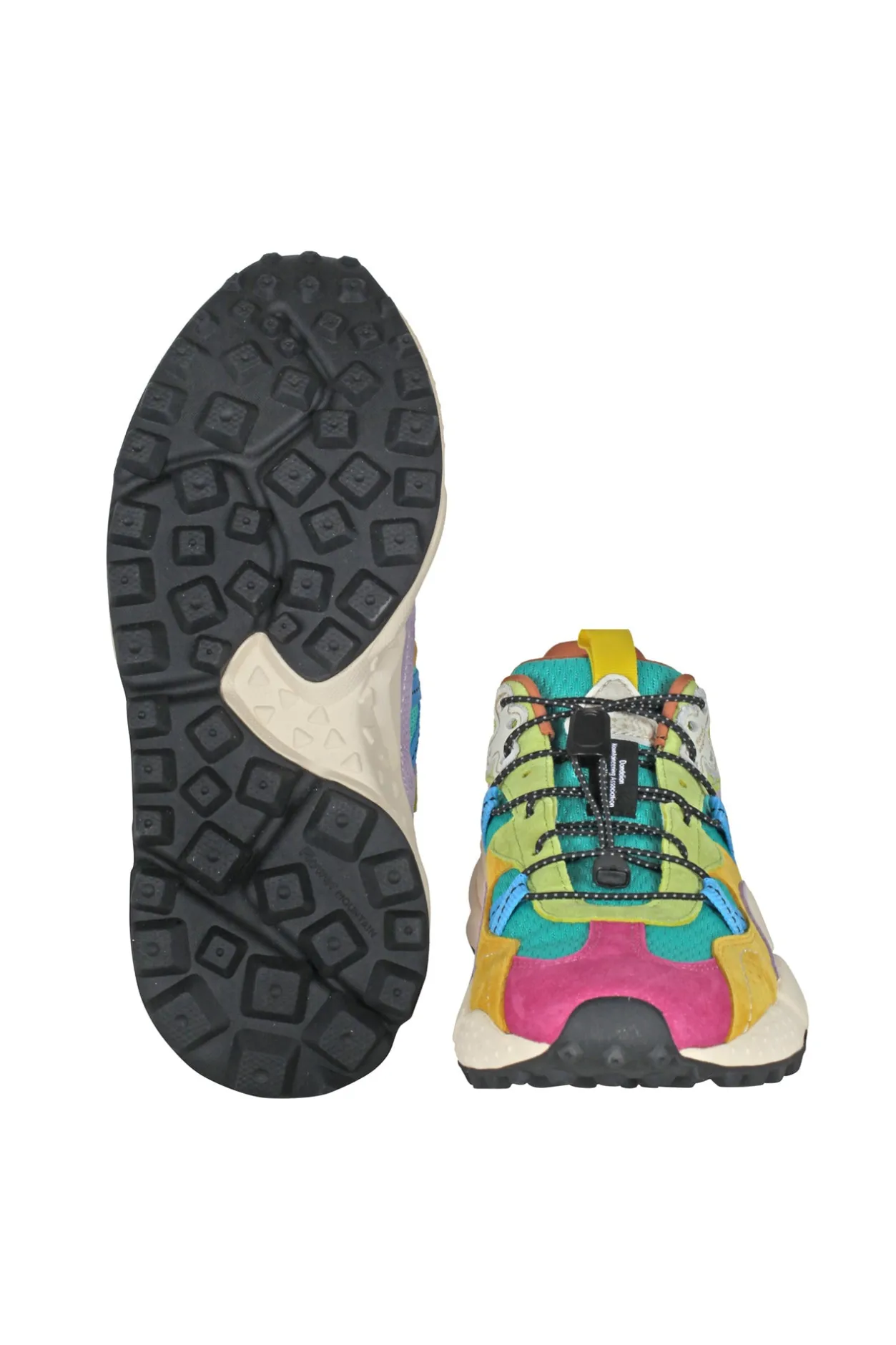- Sneakers - 451030 - Verde/Fuxia^Flower Mountain New