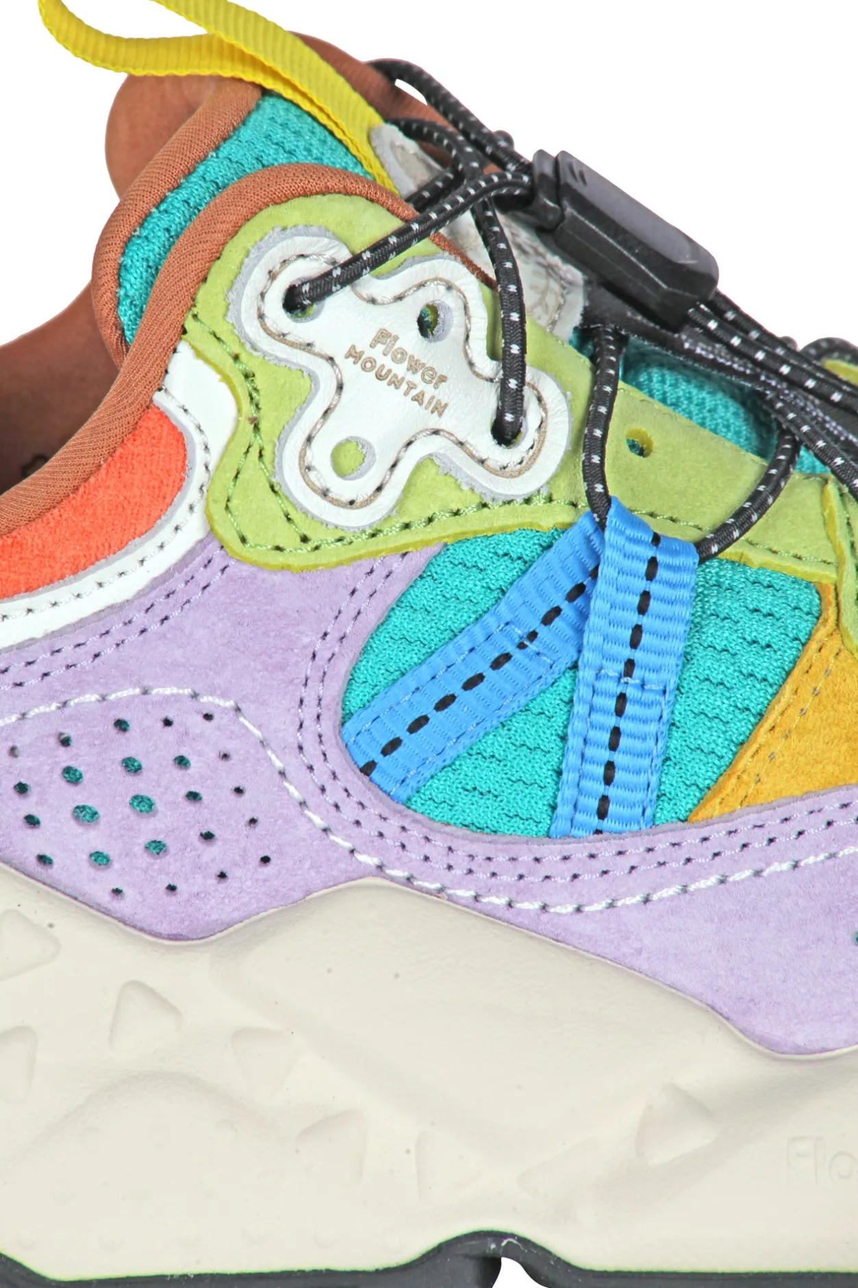 - Sneakers - 451030 - Verde/Fuxia^Flower Mountain New