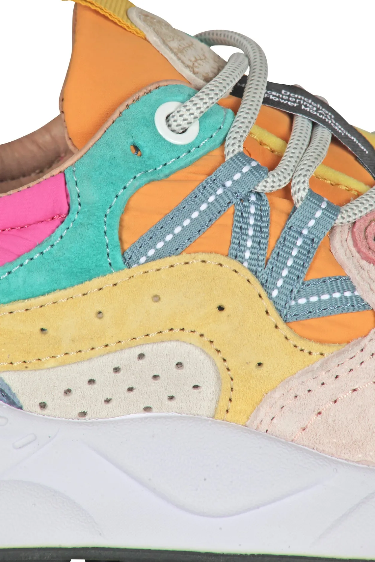- Sneakers - 451023 - Azzurro/Arancione^Flower Mountain Online