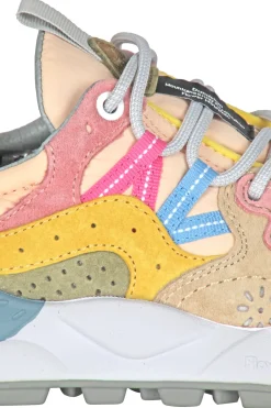 - Sneakers - 451021 - Verde/Rosa^Flower Mountain Best
