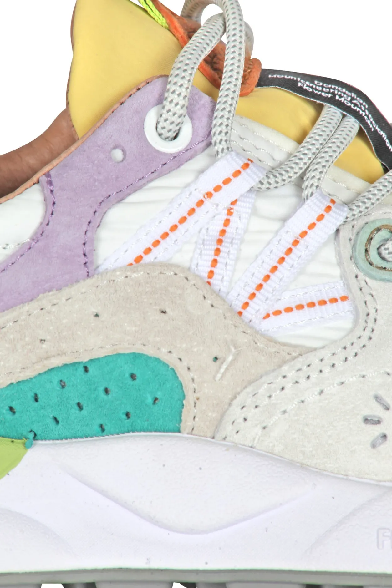 - Sneakers - 451020 - Bianco/Giallo^Flower Mountain Discount