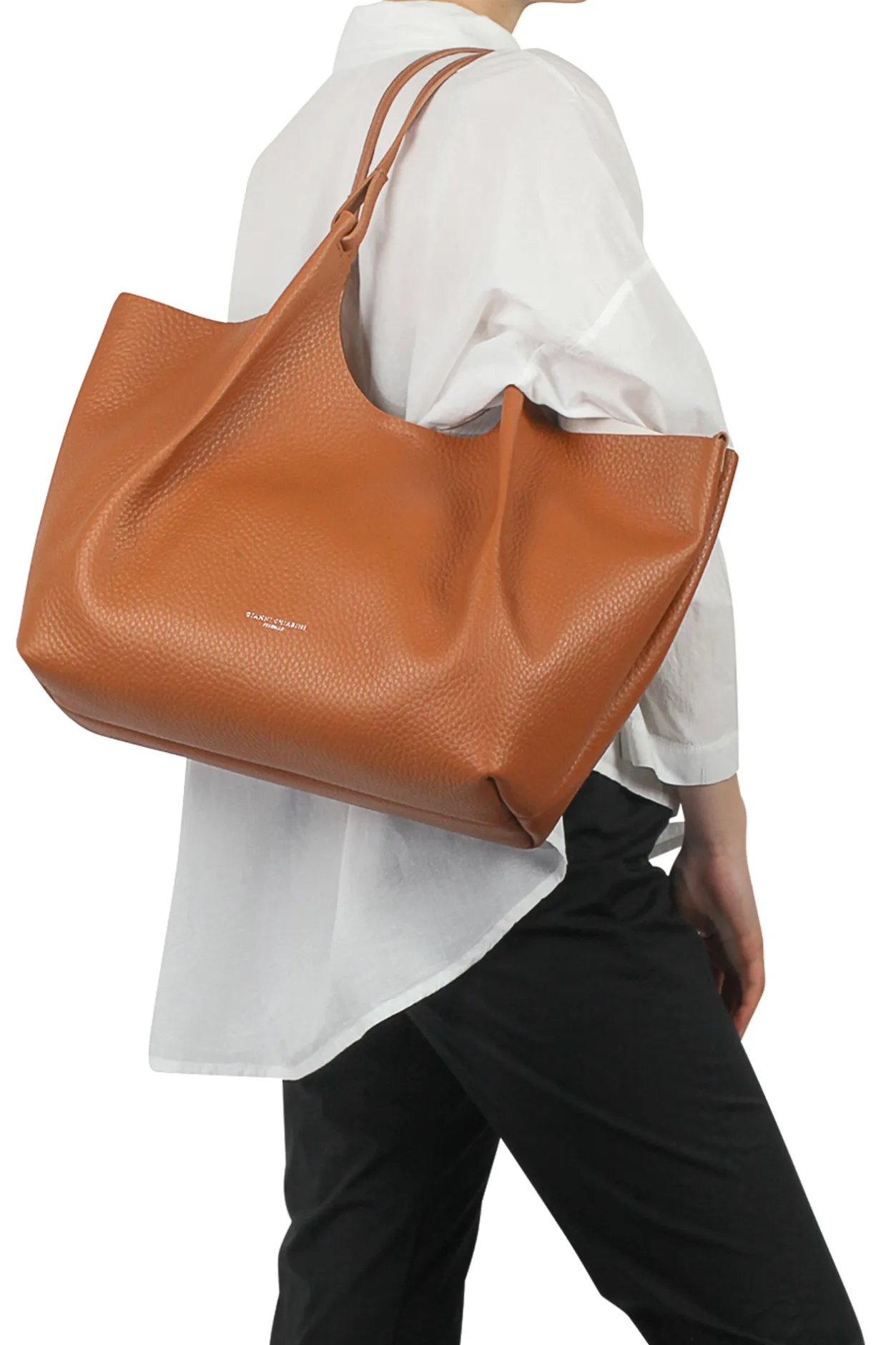 - Borsa grande - 450115 - Caramello^Gianni Chiarini Fashion