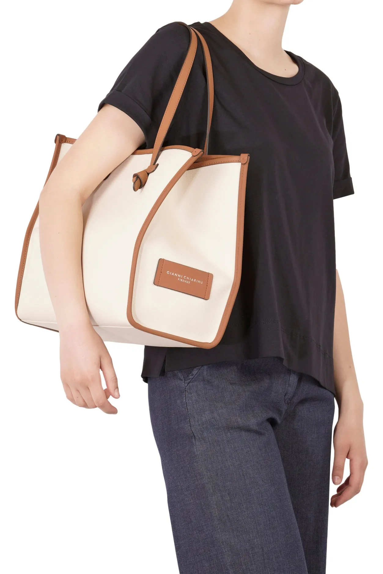 - Borsa grande - 450108 - Panna^Gianni Chiarini Hot