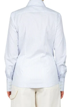 - Camicia - 451092 - Bianco/Azzurro^Grifoni Online