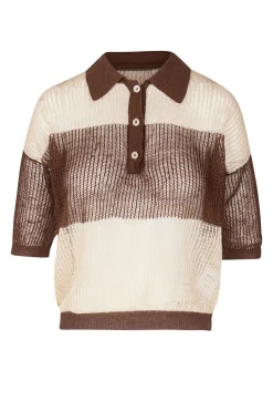 - Maglia - 451101 - Marrone/Beige^Grifoni Online