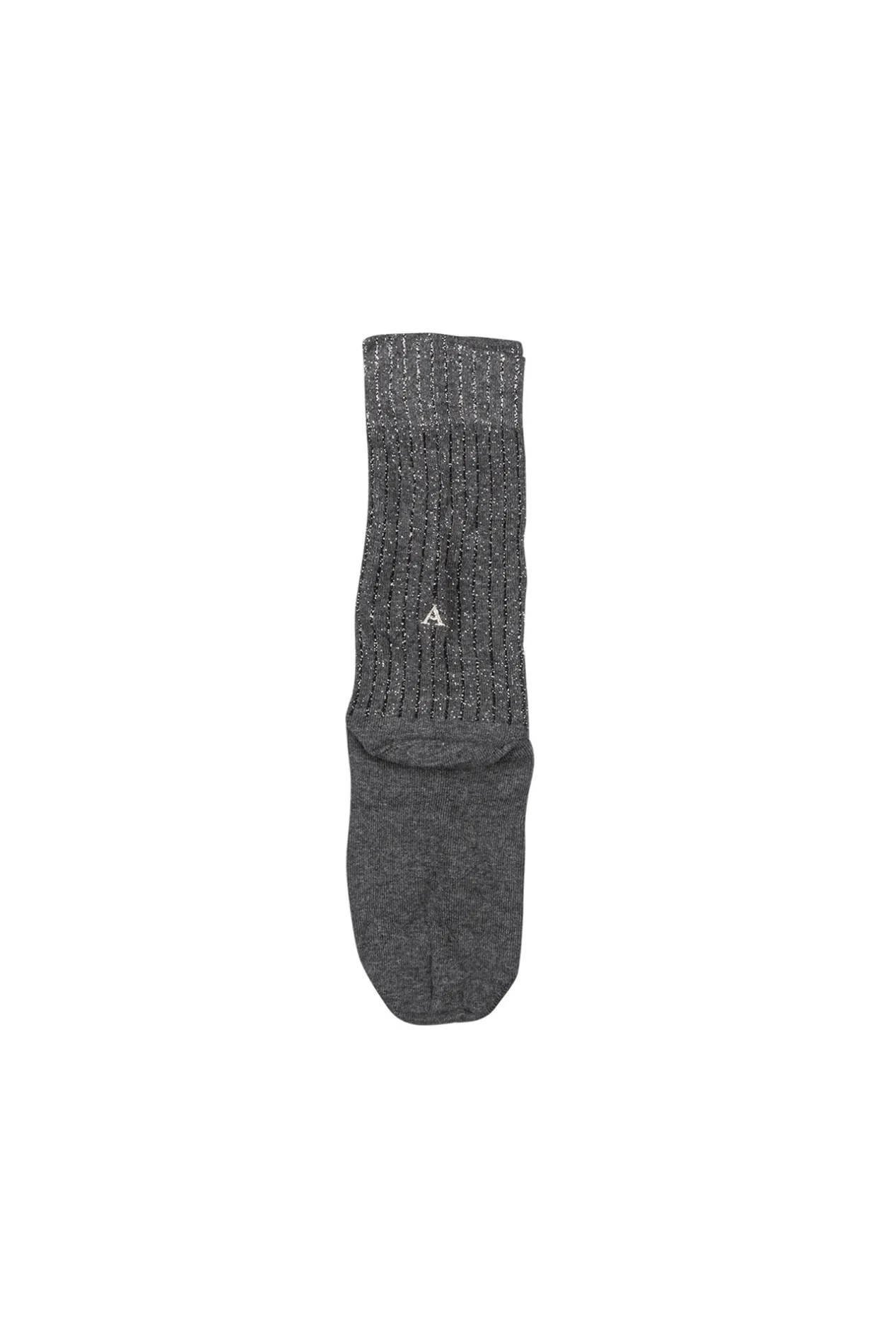 - Calza singola con lettera - 441882 - Grigio scuro^Individual Socks Outlet