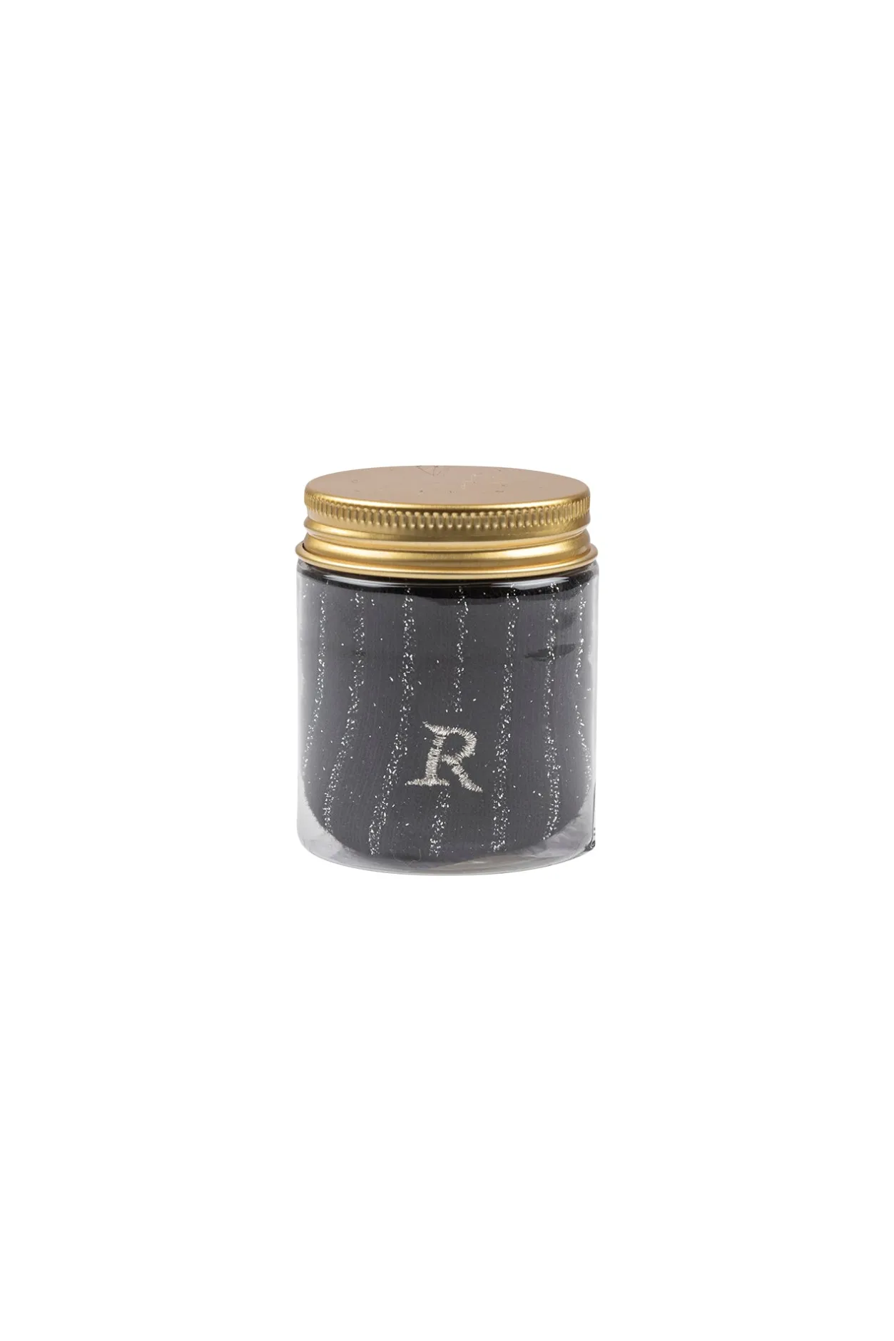 - Calza singola con lettera - 441883 - Nero^Individual Socks Online