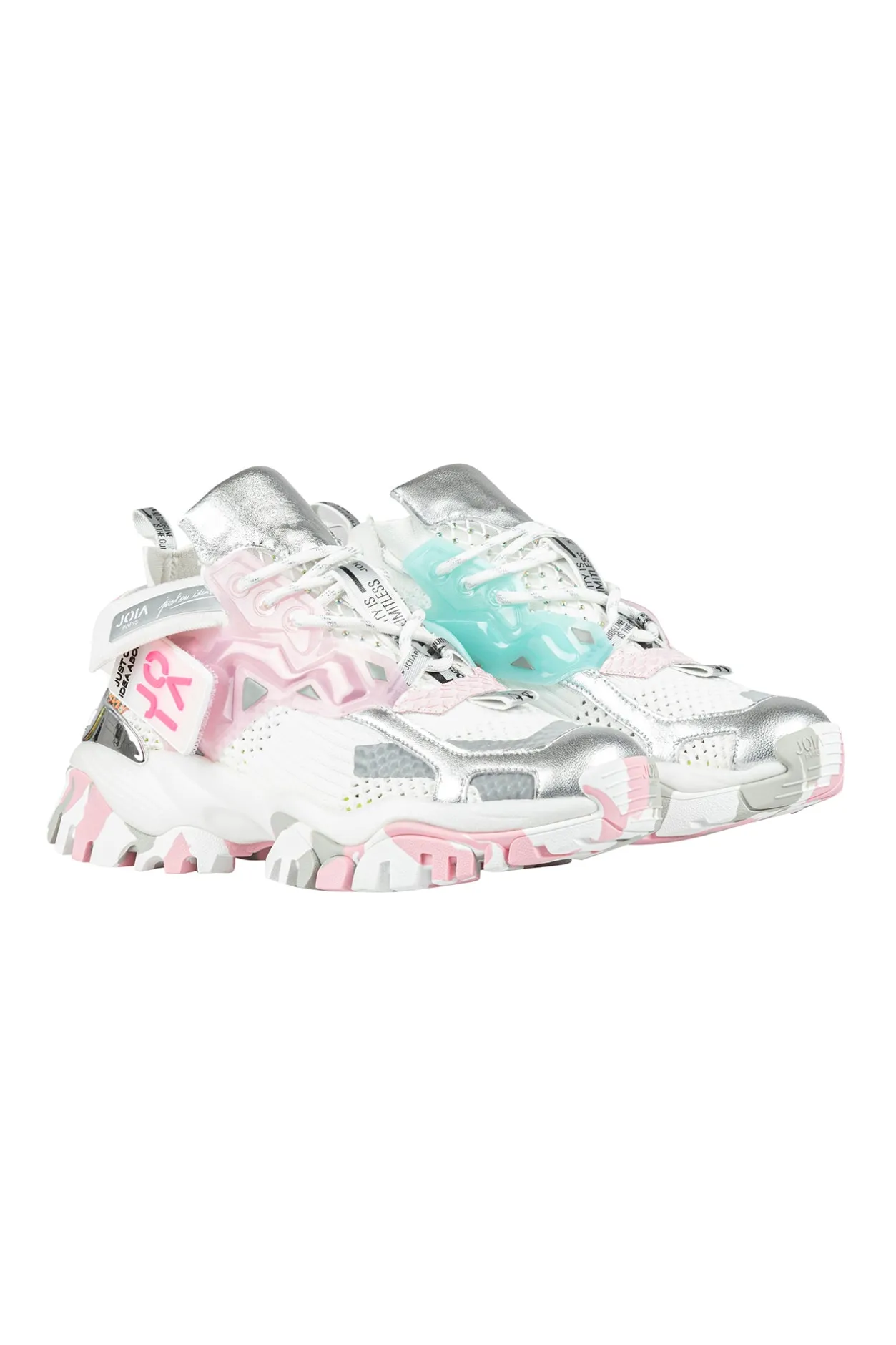 - Sneakers - 451325 - Bianco/Rosa^Joia Paris New