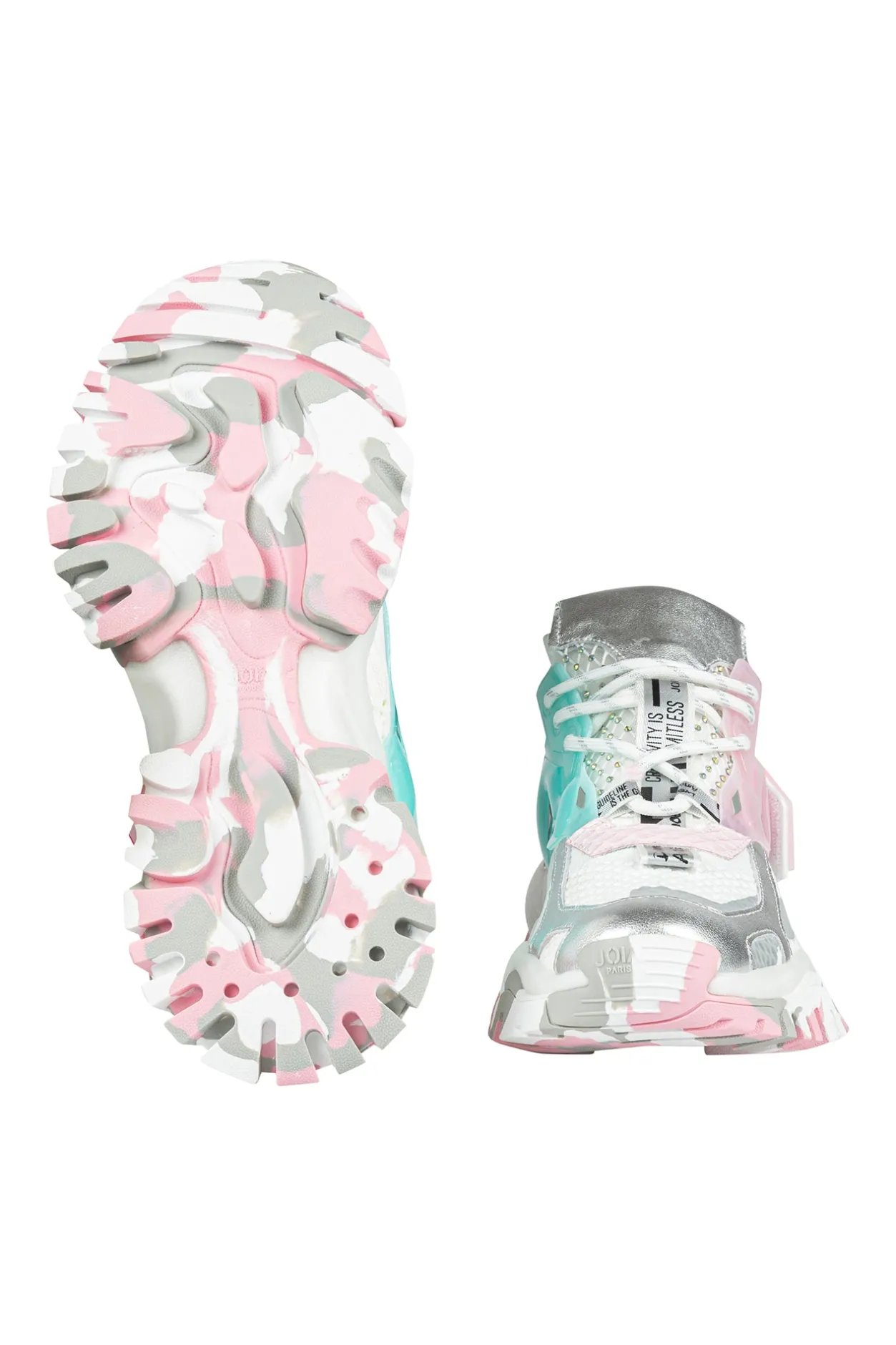 - Sneakers - 451325 - Bianco/Rosa^Joia Paris New