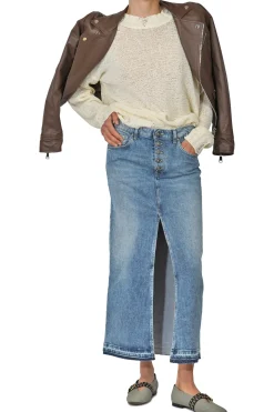 - Giubbotto di pelle - 451450 - Moro^3jolie Discount