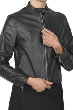 - Giubbotto di pelle - 451451 - Nero^3jolie Online