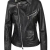 - Giubbotto in pelle - 451426 - Nero^3jolie Sale