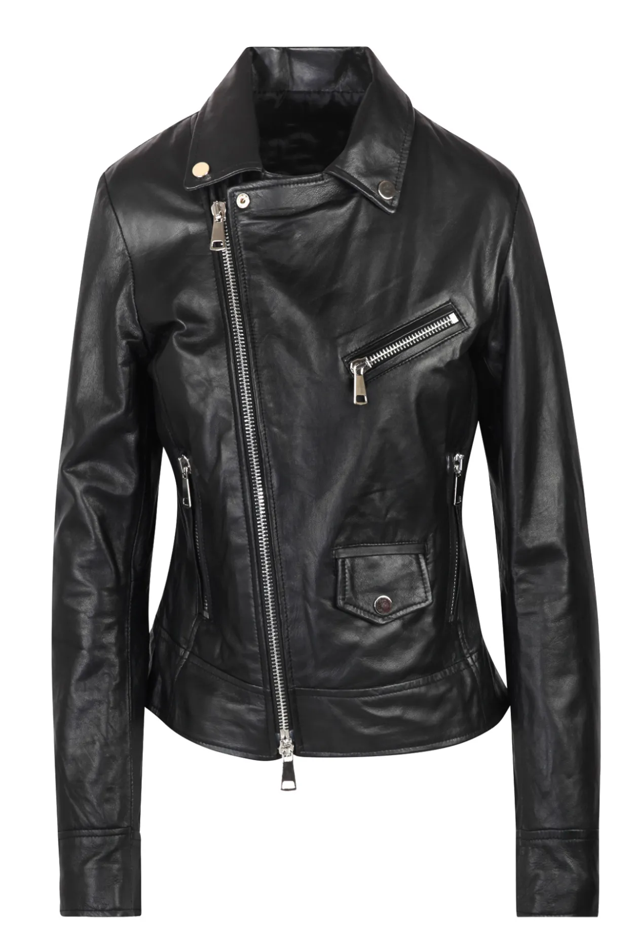 - Giubbotto in pelle - 451426 - Nero^3jolie Sale