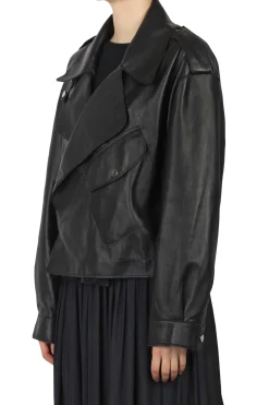 - Giubbotto in pelle - 451427 - Nero^3jolie New