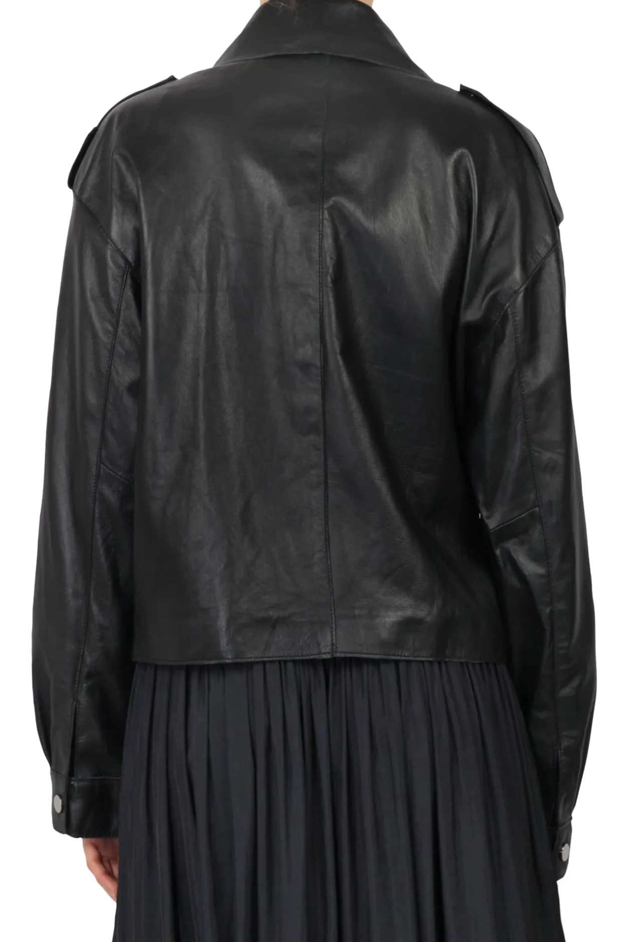 - Giubbotto in pelle - 451427 - Nero^3jolie New