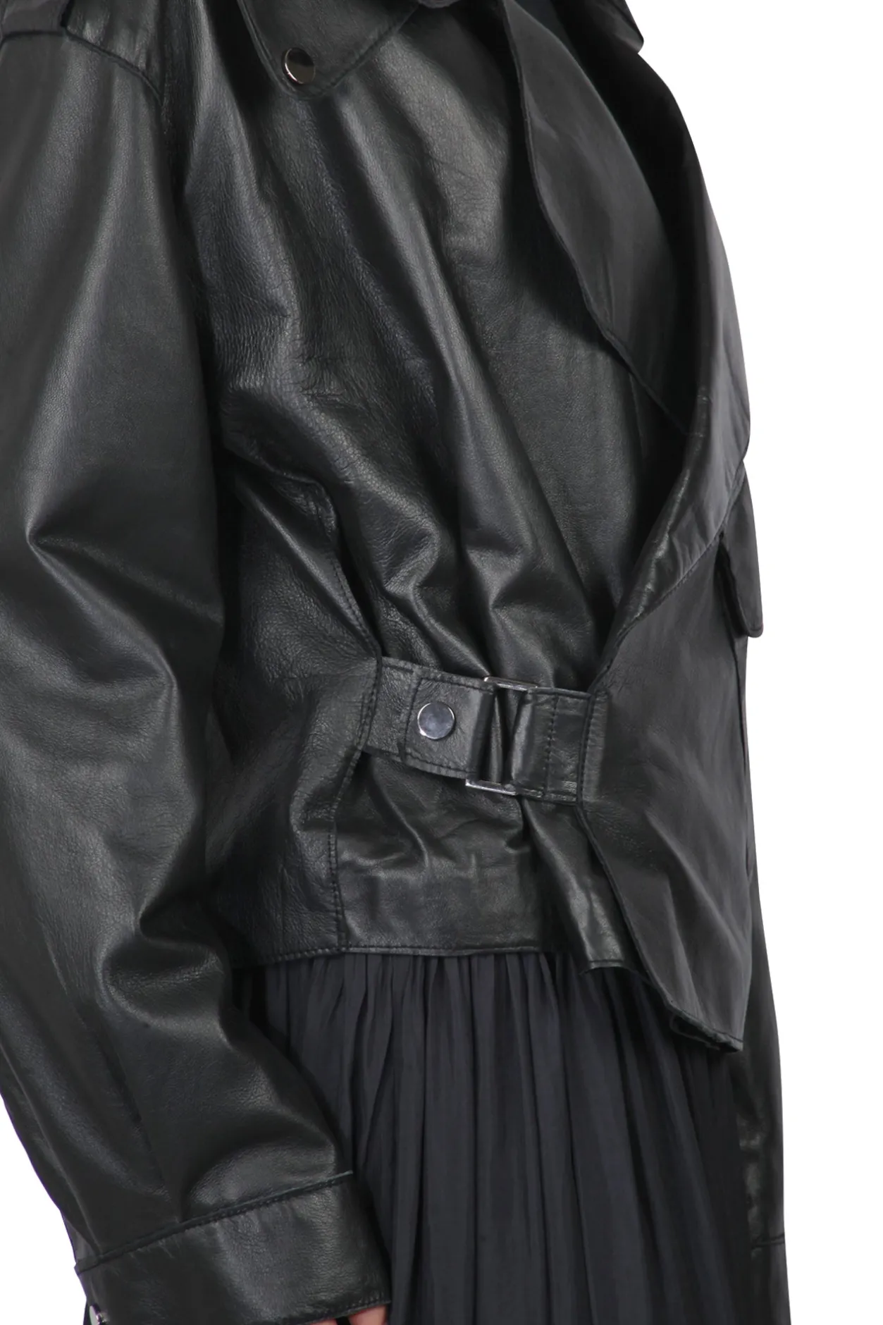 - Giubbotto in pelle - 451427 - Nero^3jolie New